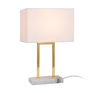 Lampy stojące - T20038A-PB CARLOS LAMPA STOŁOWA ZŁOTY&BIAŁY - miniaturka - grafika 1