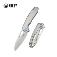 Noże - Nóż składany Kubey Vagrant Grey Titanium, Bead Blasted CPM S35V by Maksim Tkachuk (KB284F) - miniaturka - grafika 1