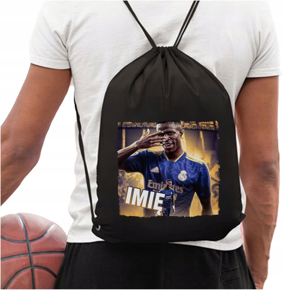 WOREK NA BUTY PLECAK VINICIUS JUNIOR REAL MADRID PREZENT NA URODZINY Y5