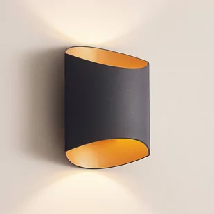 Arcchio Vilja lampa ścienna, czarna, złota, owalna - Lampy ścienne - miniaturka - grafika 3