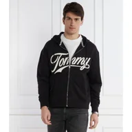 Bluzy męskie - Tommy Jeans Bluza LETTERMAN ZIPTRU EXT | Relaxed fit - miniaturka - grafika 1