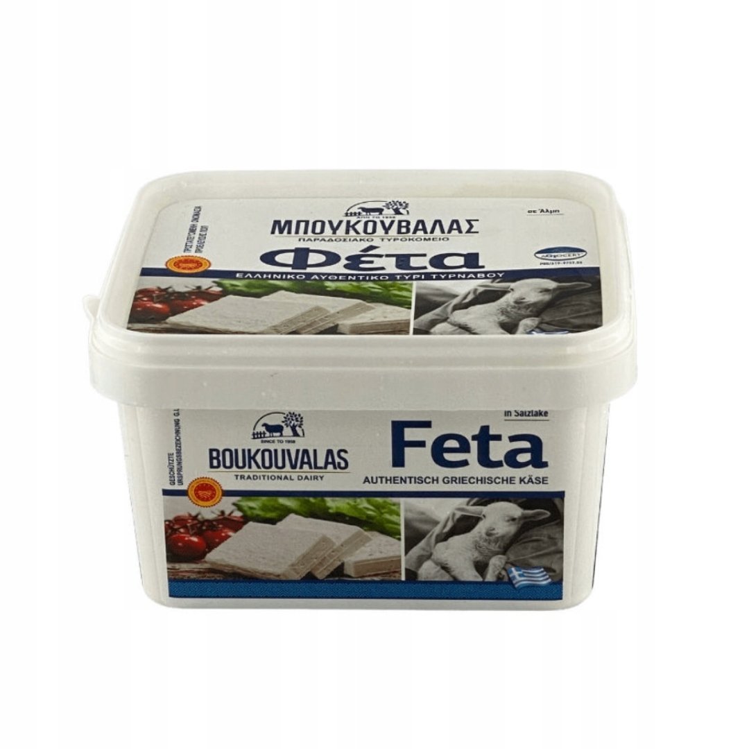 Najlepsza grecka Feta Boukouvalas 1 kg świeża