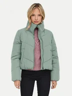 Kurtki damskie - ONLY Kurtka zimowa Maggi 15308639 Zielony Regular Fit - miniaturka - grafika 1