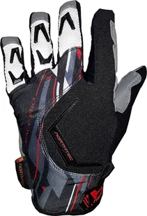 Rękawiczki Northtec Full Finger czarno-czerwony XL - Rękawiczki rowerowe - miniaturka - grafika 1