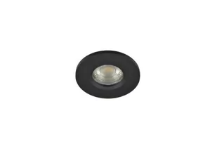 AZZARDO Oczko stropowe Ika round IP65 AZ3017 czarna oprawa w nowoczesnym stylu AZ3017 - Lampy ogrodowe - miniaturka - grafika 1