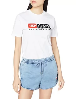Koszulki i topy damskie - Diesel T-reg-DIV T-Shirt Koszulka damska, Jasny biały, XXS - grafika 1