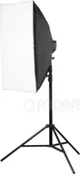 Inne akcesoria studyjne - Zestaw studyjny Freepower Zestaw światła ciągłego Freepower 107 60x90cm 2000W 5500K ze statywem - miniaturka - grafika 1