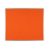 Tablice i flipcharty - ekoTAB Tablica tekstylna ekoTAB w aluminiowej ramie 120 x 90 cm, pomarańczowa 535105 - miniaturka - grafika 1