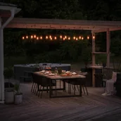 Oświetlenie świąteczne - Konstsmide Łańcuch świetlny Biergarten 2351-800 rustykalny - miniaturka - grafika 1