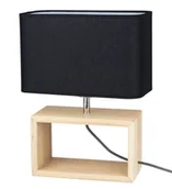 Lampy stojące - Britop Cadre lampa stołowa 1-punktowa dąb olejowany/czarny 7724974 7724974 - miniaturka - grafika 1