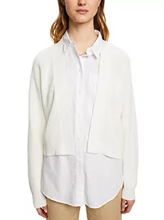 edc by ESPRIT kardigan damski, 110/Off White, S - Swetry damskie - miniaturka - grafika 1