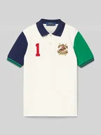 Koszulki dla chłopców - Koszulka polo z krótką listwą guzikową - miniaturka - grafika 1