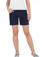 Spodenki damskie - Trigema Damskie szorty dresowe z bawełny ekologicznej, Niebieski (Navy C2c 546), XXL - miniaturka - grafika 1