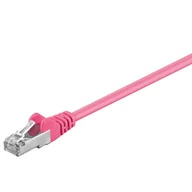 Kable miedziane - Goobay R CAT 5-1500 Kabel FTP MAGENTA 15m 4040849944253 - miniaturka - grafika 1