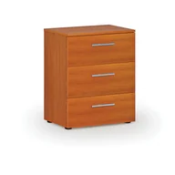 Szafki biurowe - Komoda biurowa do biurka PRIMO WOOD, 740 x 600 x 420 mm, wiśnia - miniaturka - grafika 1
