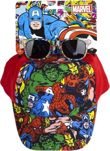 CERDÁ LIFE'S LITTLE MOMENTS Avengers czapka z okularami przeciwsłonecznymi - czapka dziecięca i okulary Avengers na lato - Czapki dla dzieci - miniaturka - grafika 1