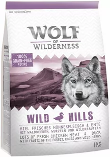 Wolf of Wilderness Wild Hills kaczka 1 kg - Sucha karma dla psów - miniaturka - grafika 2