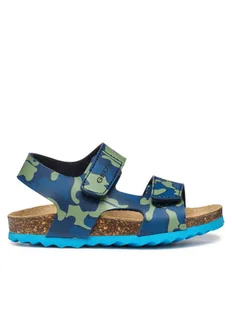 Geox Sandały B Sandal Chalki B552QB 00004 CF44L M Granatowy - Buty dla chłopców - miniaturka - grafika 1