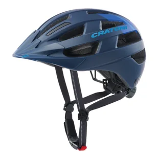 Cratoni Velo-X Blue Matt S/M Kask rowerowy - Kaski rowerowe - miniaturka - grafika 1