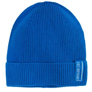 Cool Club, Czapka chłopięca, prążkowana, niebieska - Czapki dla dzieci - miniaturka - grafika 1