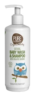 Organic Surge Łagodzący Żel do Mycia Ciała i Szampon 2w1 z Organicznym Olejem z Baobabu, 500ml- Pure Beginnings Baby - Kosmetyki kąpielowe dla dzieci - miniaturka - grafika 2