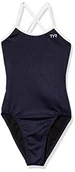 Stroje kąpielowe - TYR Damski kostium kąpielowy Hexa Trinityfit Nvy/Wht 26 - miniaturka - grafika 1