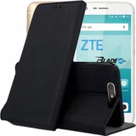 Etui i futerały do telefonów - Hello Case ETUI Z KLAPKĄ DO ZTE BLADE V8 CZARNE ZAMYKANE MAGNETYCZNE KABURA FUTERAŁ - miniaturka - grafika 1