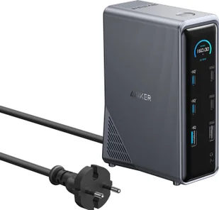 Stacja dokująca Anker Innovations Prime 14-w-1 160W 2x USB-C 100W 10Gbit 1x USB-A (A83B63A1) - Baterie do telefonów - miniaturka - grafika 1