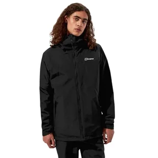 Berghaus Męska kurtka ocieplana Deluge Pro 3.0, czarna (Jet Black), XS - Kurtki męskie - miniaturka - grafika 1