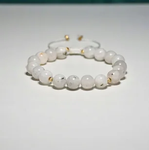 Bransoletka Kamień Księżycowy 8mm - Crystals Break - Bransoletki - miniaturka - grafika 1
