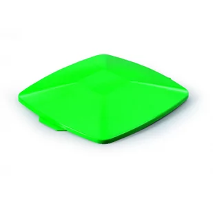 Pokrywa DURABLE Durabin Square zielona prostokątna 40l - Kosze na śmieci - miniaturka - grafika 1
