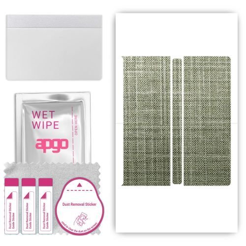 folia naklejka skórka strukturalna na TYŁ do Honor V Purse - Tkanina Lniana - apgo SKINS