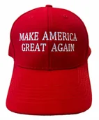 Czapki i chusty sportowe męskie - CZAPKA BEJSBOLÓWKA HAFT MAKE AMERICA GREAT AGAIN - miniaturka - grafika 1