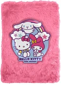 Notesy i bloczki - Notatnik pluszowy Hello Kitty Hk50186 - artykuł papierniczy - miniaturka - grafika 1