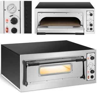 Royal Catering Piec do pizzy - jednokomorowy - 4 pizze 32 cm RC-POB4 RC-POB4 - Piece, kotły  i płyty grzejne gastronomiczne - miniaturka - grafika 1
