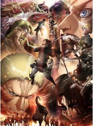 Plakat Anime Attack on Titan aot_001 A2 (custom)