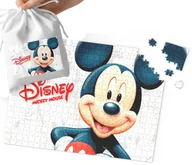 Puzzle - PUZZLE MYSZKA MICKEY MIKI WZORY Z BAJEK PREZENT DLA DZIECI 192el +WORECZEK - miniaturka - grafika 1
