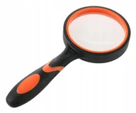 Mikroskopy i lupy - LUPA RĘCZNA Klaszyczna Szkło POWIĘKSZAJĄCE Do Ręki 65mm Gumowa 6805 - miniaturka - grafika 1