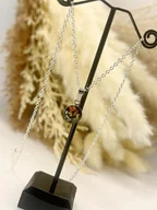 Naszyjniki - Naszyjnik z kwiatami srebro 925 - miniaturka - grafika 1