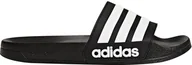 Klapki i japonki męskie - Adidas, Klapki męskie, Adilette Shower AQ1701, czarny, rozmiar 42 - miniaturka - grafika 1