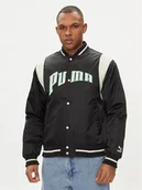 Kurtki męskie - Puma Kurtka bomber Varsity 623691 Czarny Oversize - miniaturka - grafika 1