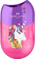 Temperówki - Faber Castell Temperówka podwójna owalna Jednorożec - miniaturka - grafika 1