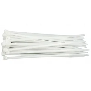 Vorel Opaska plastikowa 96x25 mm biała 100szt 73882 - Kanały kablowe - miniaturka - grafika 1