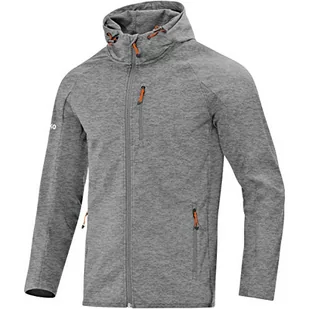 JAKO Męska kurtka softshell Light, szary melanż, XXL, 7605 - Kurtki męskie - miniaturka - grafika 1