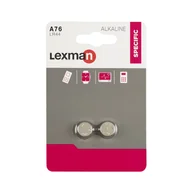 Baterie i akcesoria - Bateria alkaliczna LR44/A76 2 SZT. LEXMAN - miniaturka - grafika 1