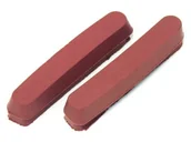 Hamulce rowerowe - Clarks Wkładki hamulcowe do CLARK'S CPS473 CARB SZOSA i CPS474 CARB czerwone A-CLA-CPS474-CARB-INS - miniaturka - grafika 1