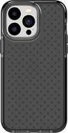 Etui i futerały do telefonów - tech21 iPhone 14 Pro Max Evo Check – amortyzujące i smukłe etui ochronne na telefon z ochroną przed wieloma upadkami FlexShock i dodatkowymi przyciskami Smokey Black - miniaturka - grafika 1