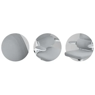 Fotel biurowy, krzesło biurowe Fotel biurowy z mikrosiatki Sofotel Formax szary - Fotele i krzesła biurowe - miniaturka - grafika 7