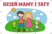Pomoce naukowe - Dzień Mamy i Taty- Baner do szkoły i przedszkola - miniaturka - grafika 1
