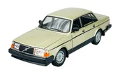 Samochody i pojazdy dla dzieci - WELLY VOLVO 240 GL ZŁOTY 1:24 SAMOCHÓD NOWY METALOWY MODEL - miniaturka - grafika 1
